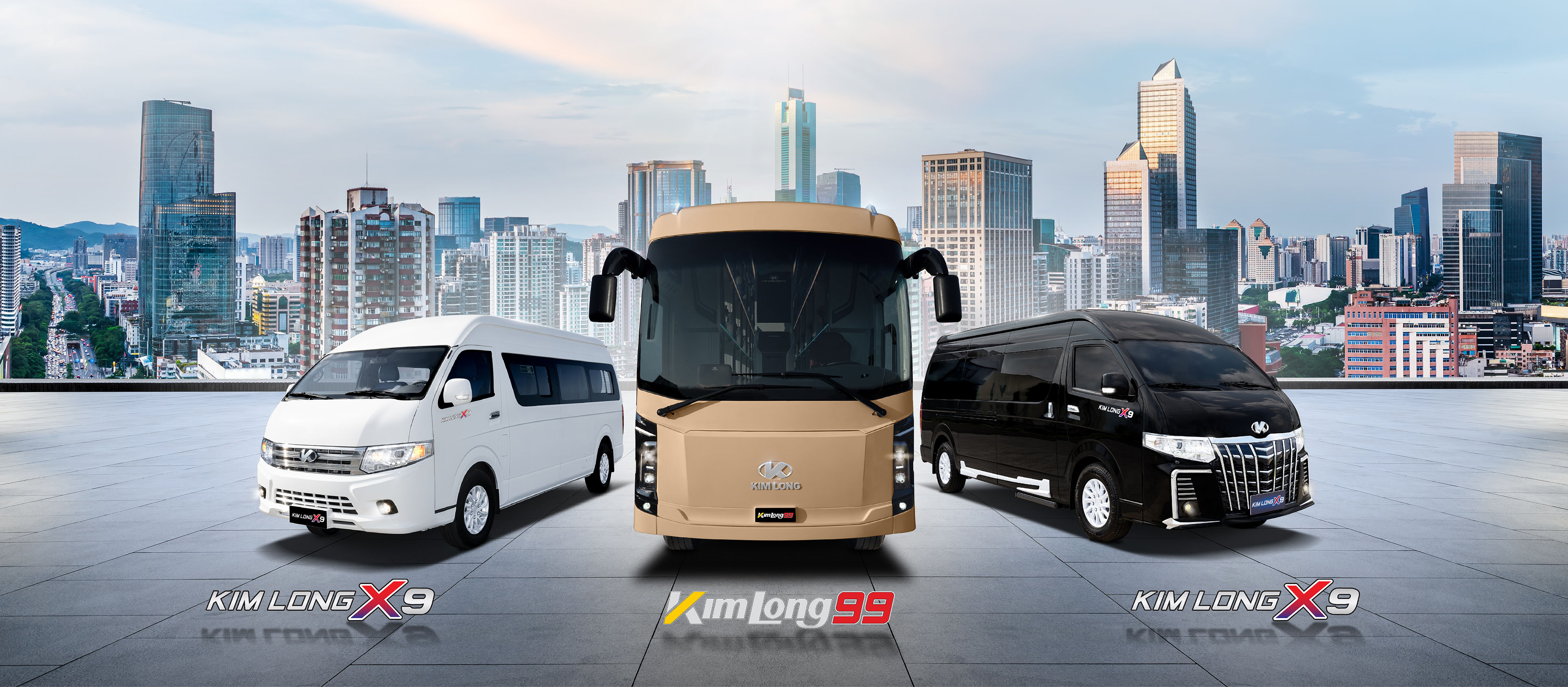 Line up KIM LONG Bus