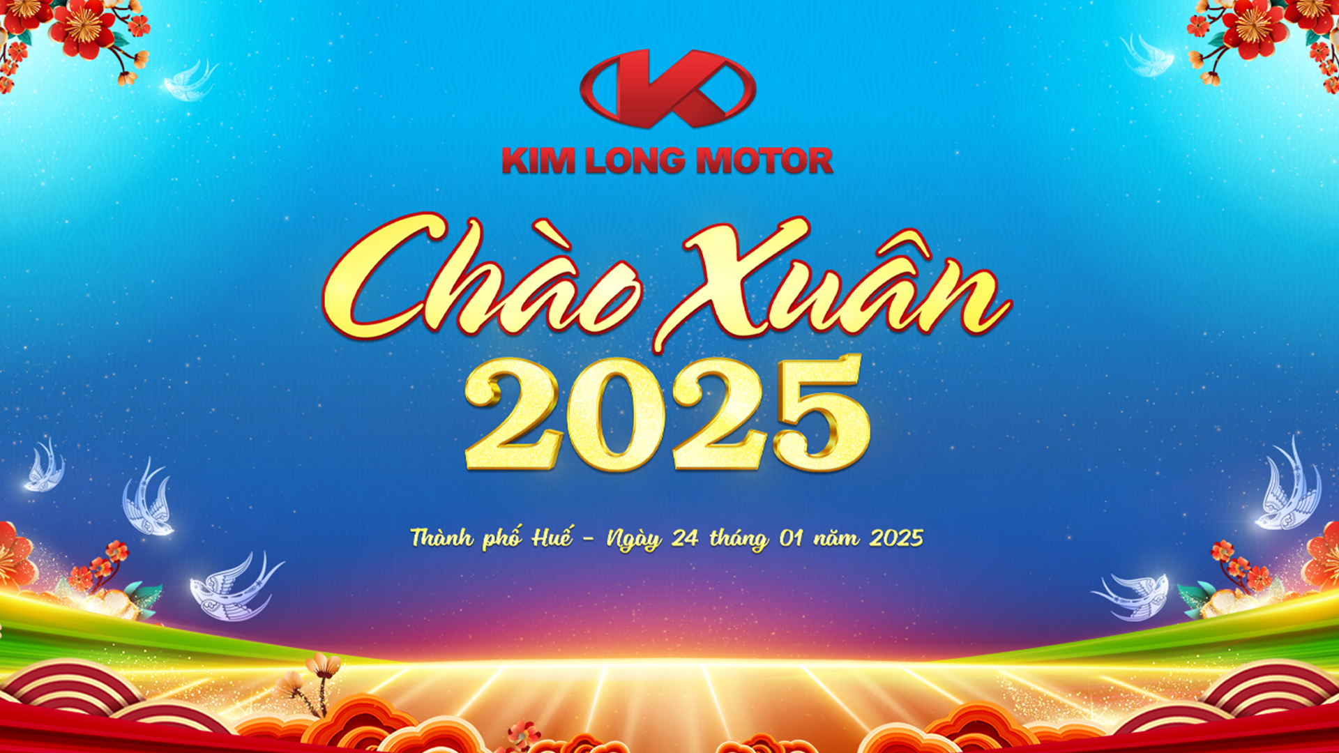 KIM LONG MOTOR CHÀO XUÂN 2025: VỊ THẾ NGHINH XUÂN