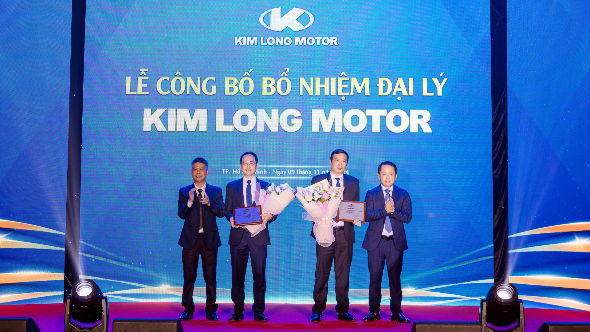 KIM LONG MOTOR công bố bổ nhiệm đại lý xe thương mại 